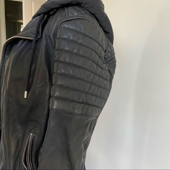 All Saints Men’s Leather Jacket - Picture 5 of 8